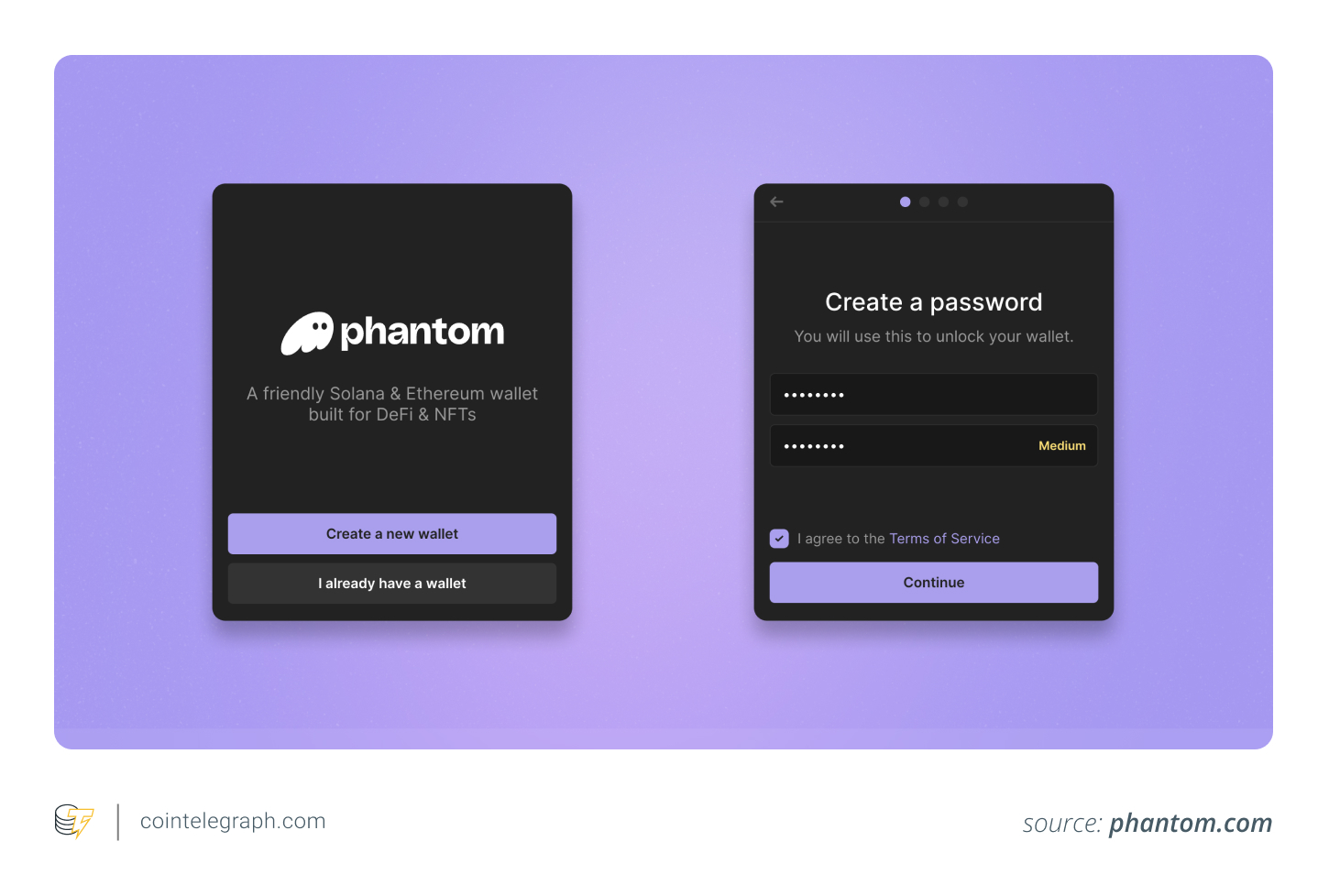 imToken 多链钱包移动端界面